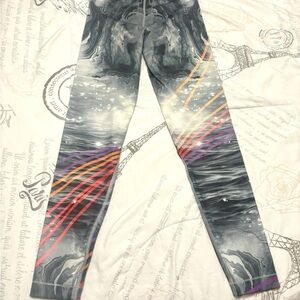 Nike Gray Multicolor Leggings limited edition